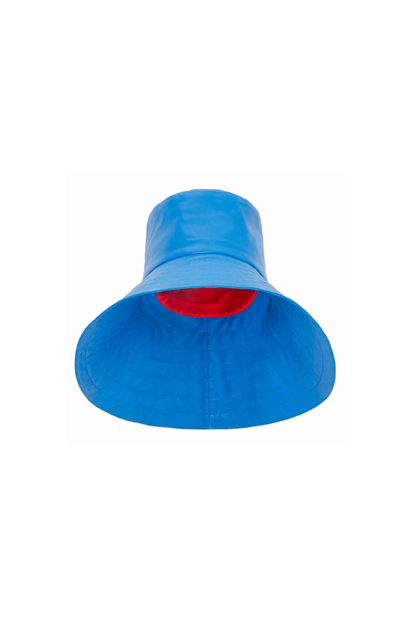 Leather bucket hat