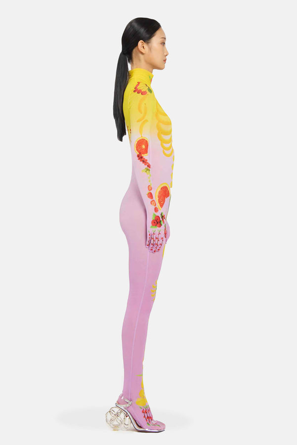 Fruit print jumpsuit