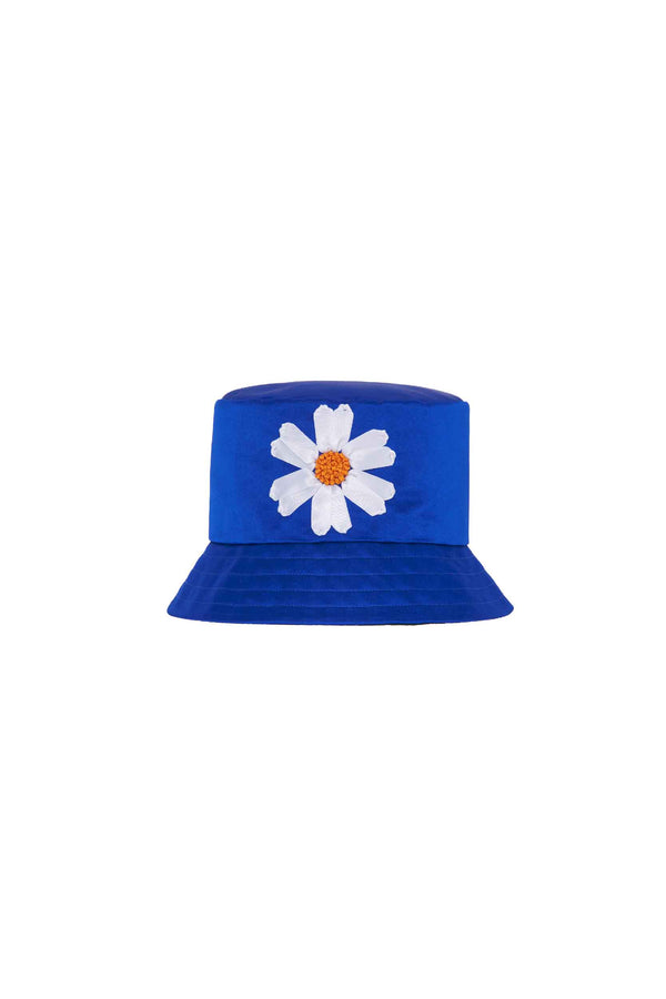 Ribbon embroidery bucket hat