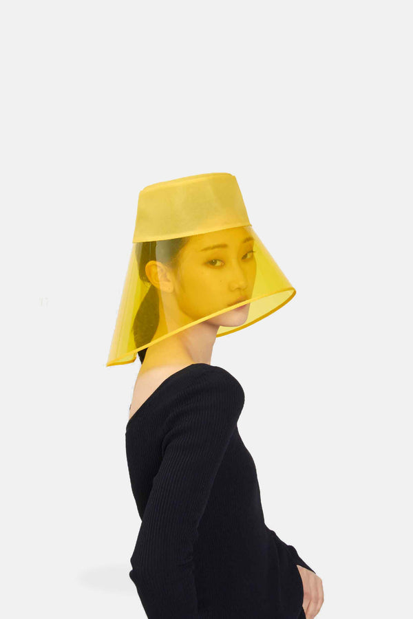 Transparent bucket hat